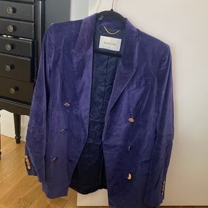 suede blazer